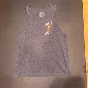 Gray Men's Tank Top